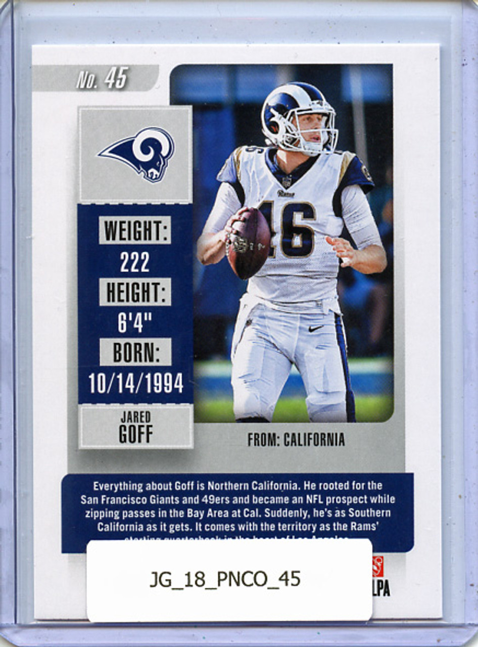 Jared Goff 2018 Contenders #45