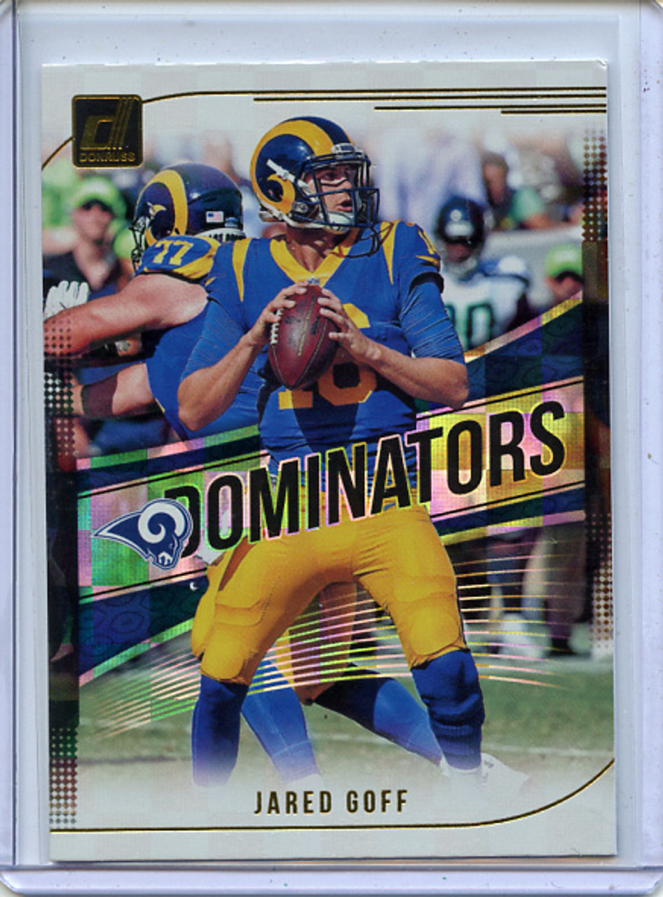 Jared Goff 2018 Donruss, Dominators #D-7