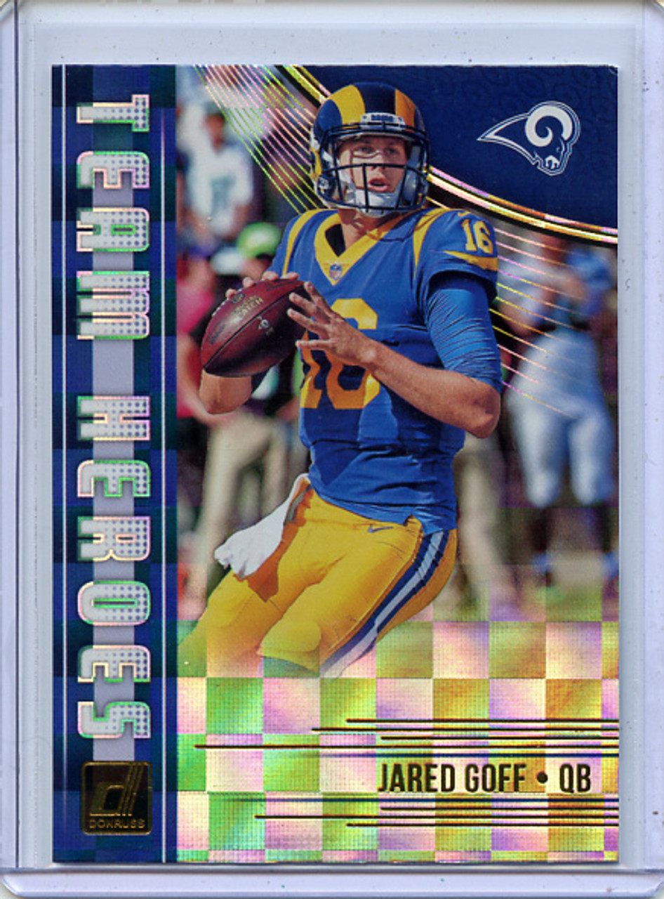 Jared Goff 2018 Donruss, Team Heroes #TH-17