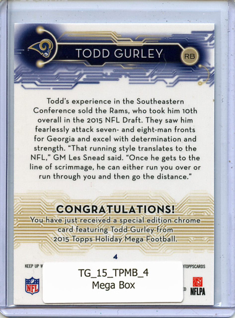 Todd Gurley 2015 Topps Mega Box #4