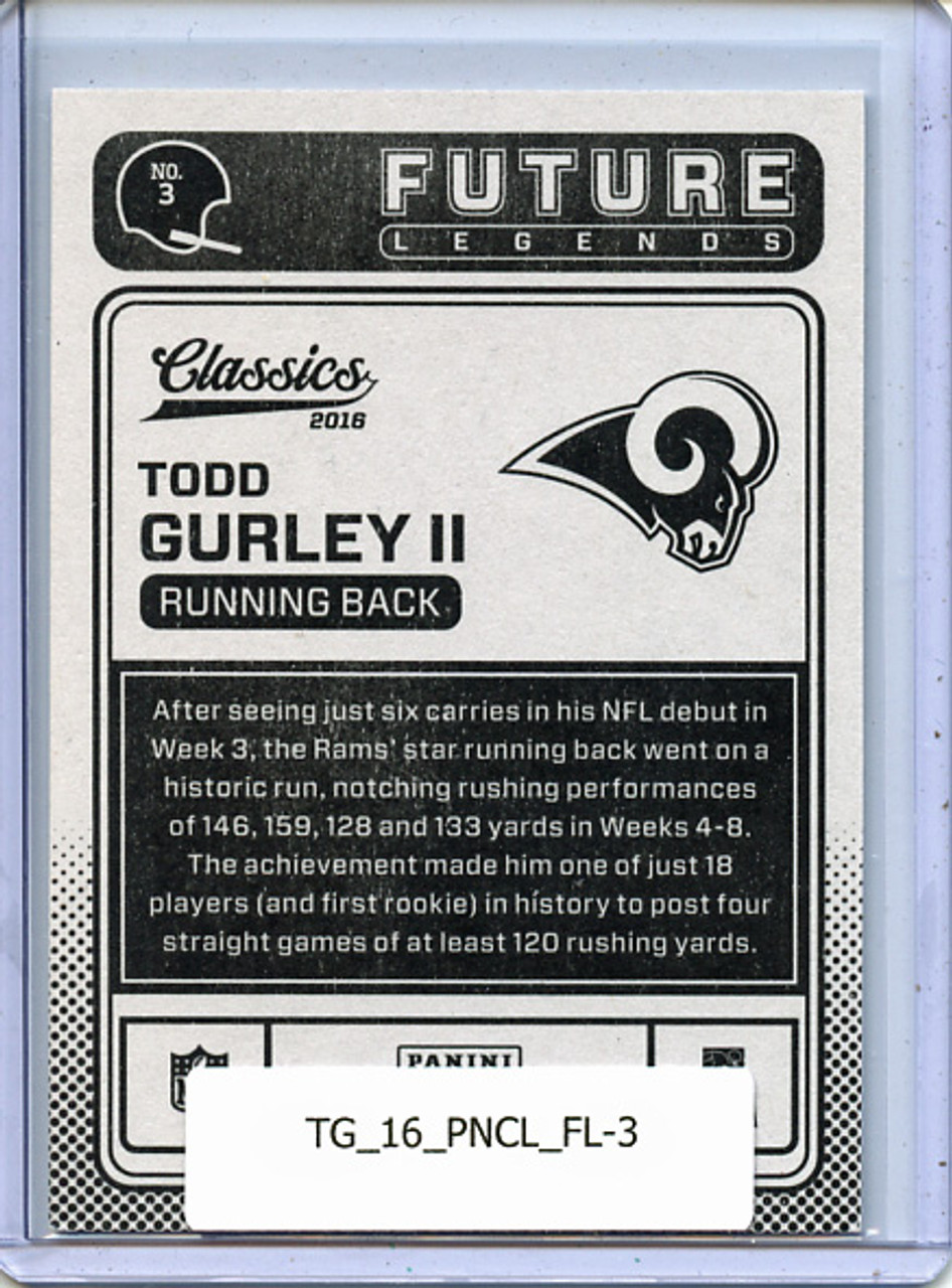 Todd Gurley 2016 Classics, Future Legends #3