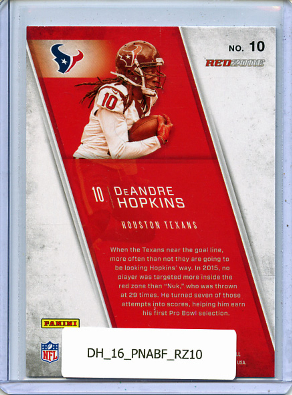 DeAndre Hopkins 2016 Absolute, Red Zone #10