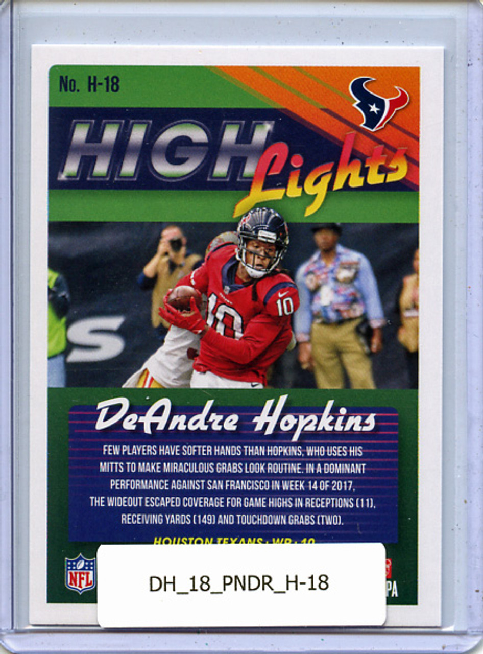 DeAndre Hopkins 2018 Donruss, Highlights #H-18