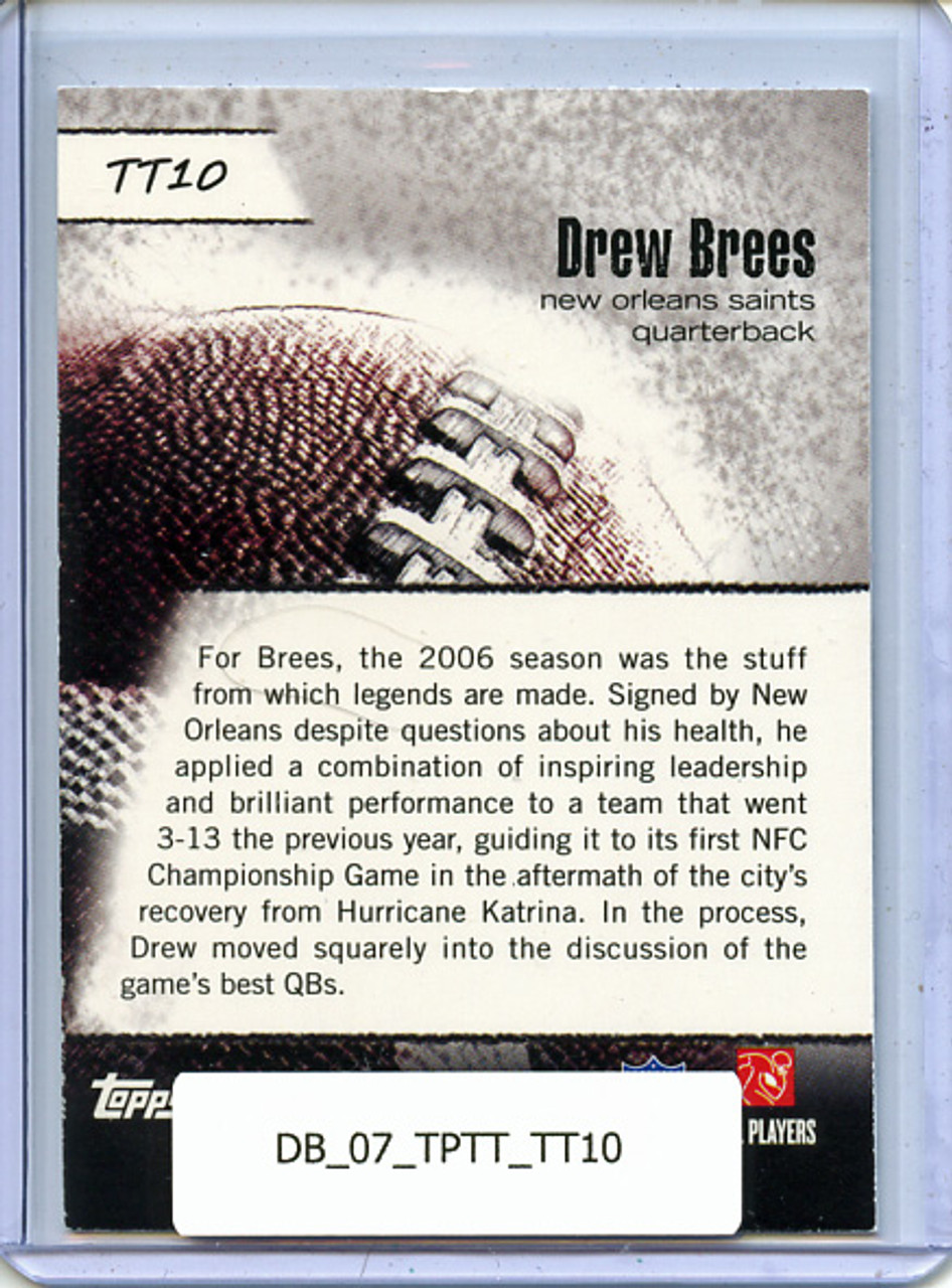Drew Brees 2007 Total, Total Topps #TT10