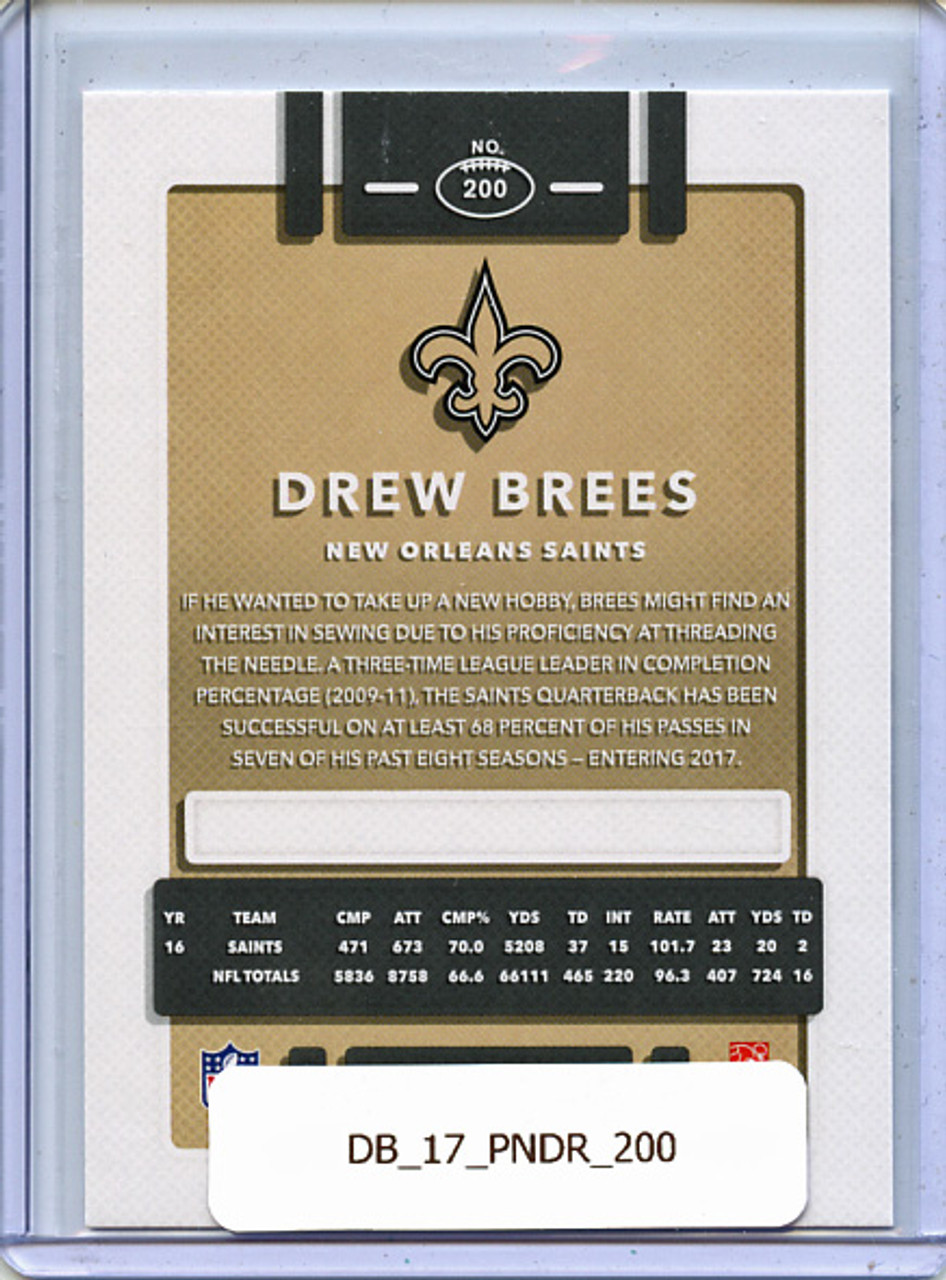 Drew Brees 2017 Donruss #200