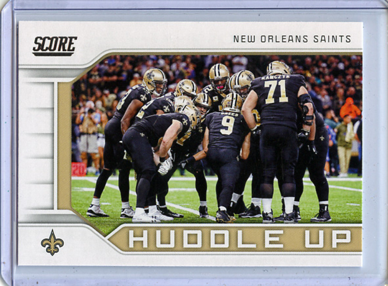 Drew Brees, New Orleans Saints 2019 Score, Huddle Up #HU-9