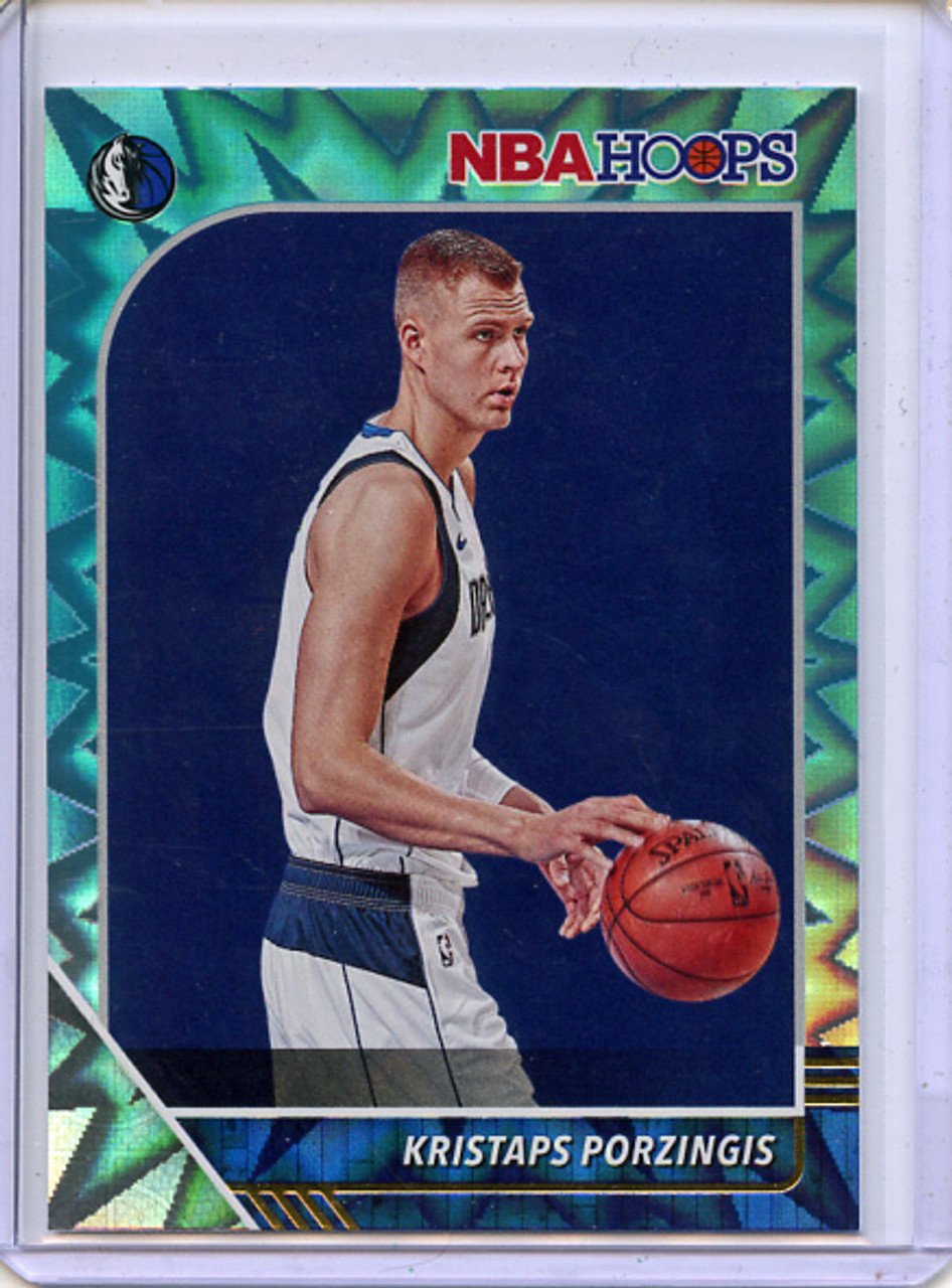 Kristaps Porzingis 2019-20 Hoops #40 Teal Explosion