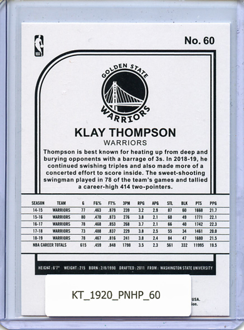 Klay Thompson 2019-20 Hoops #60