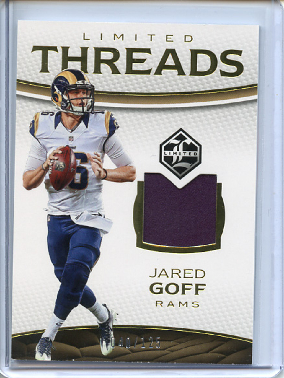 Jared Goff 2016 Limited, Limited Threads #8 (#040/125)
