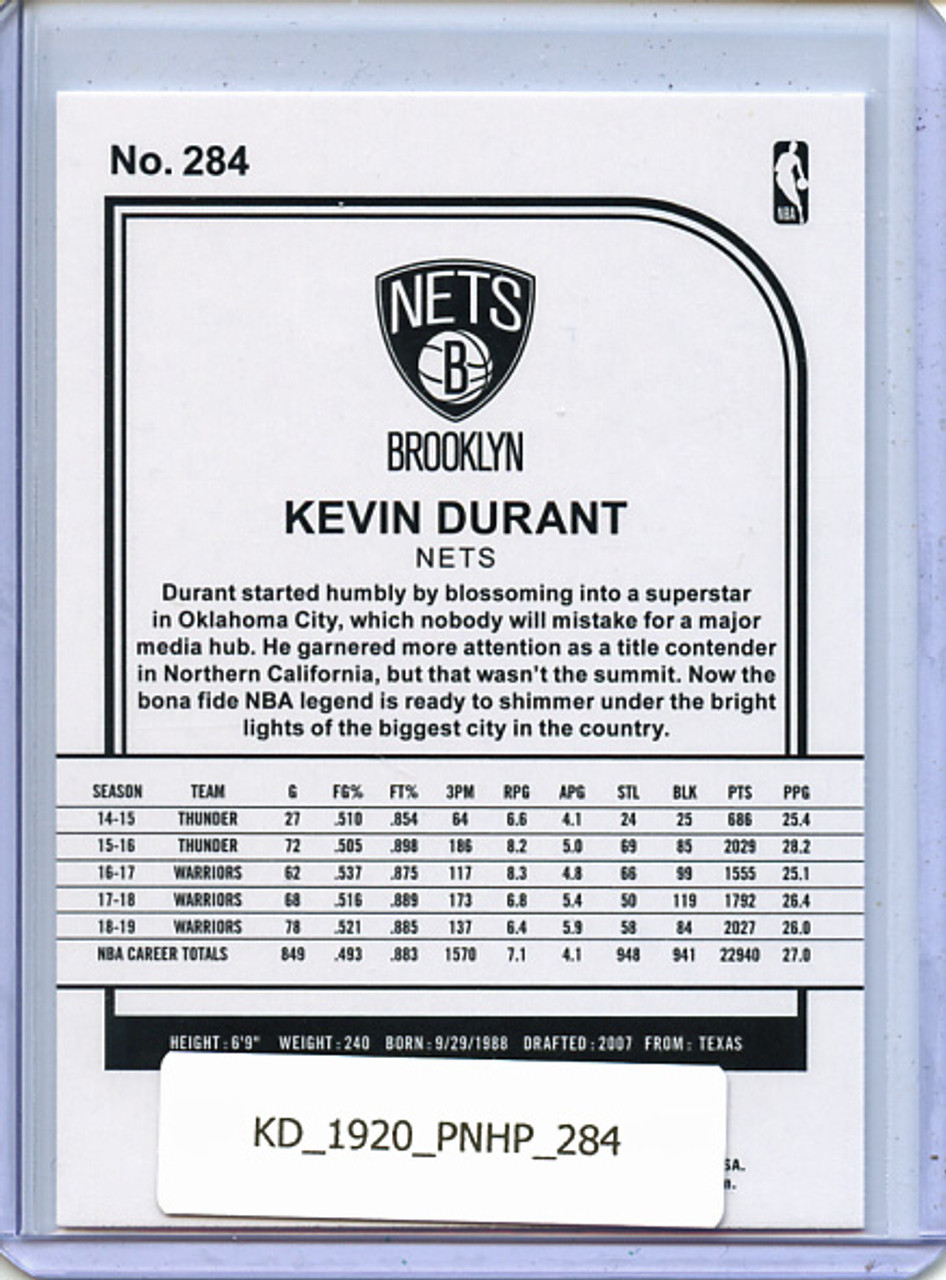 Kevin Durant 2019-20 Hoops #284 Hoops Tribute