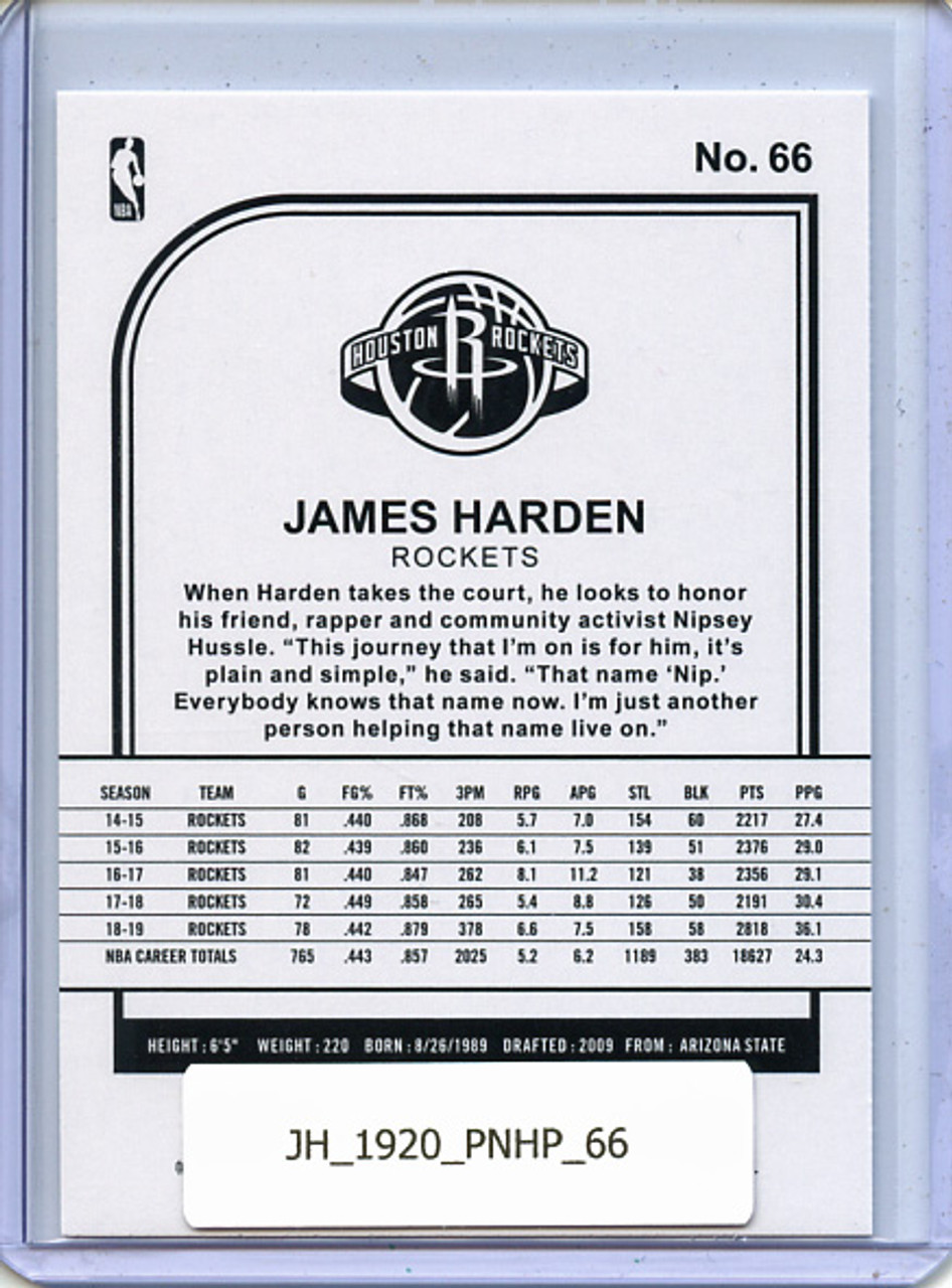 James Harden 2019-20 Hoops #66