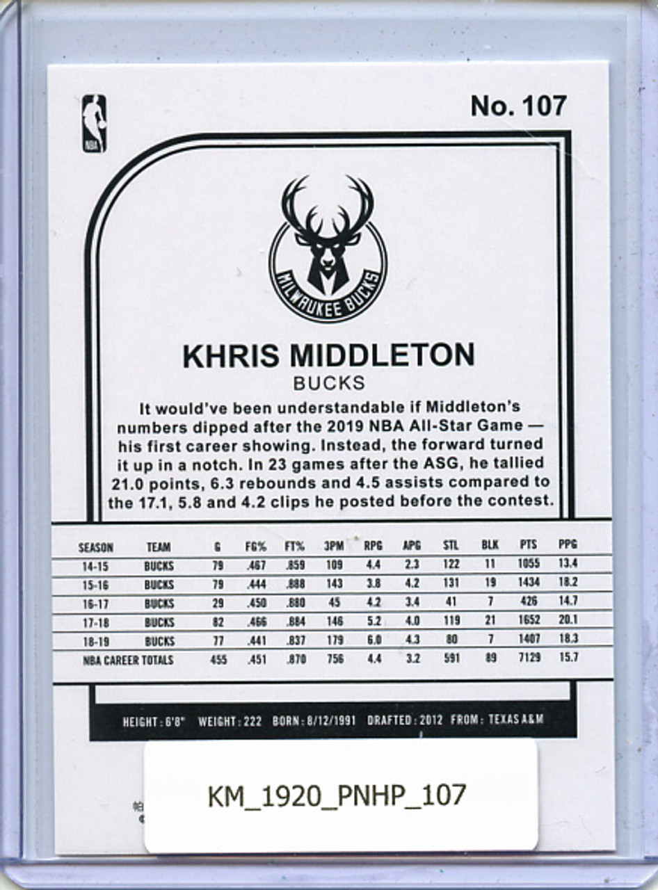 Khris Middleton 2019-20 Hoops #107