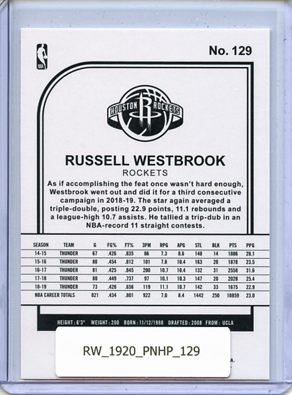 Russell Westbrook 2019-20 Hoops #129