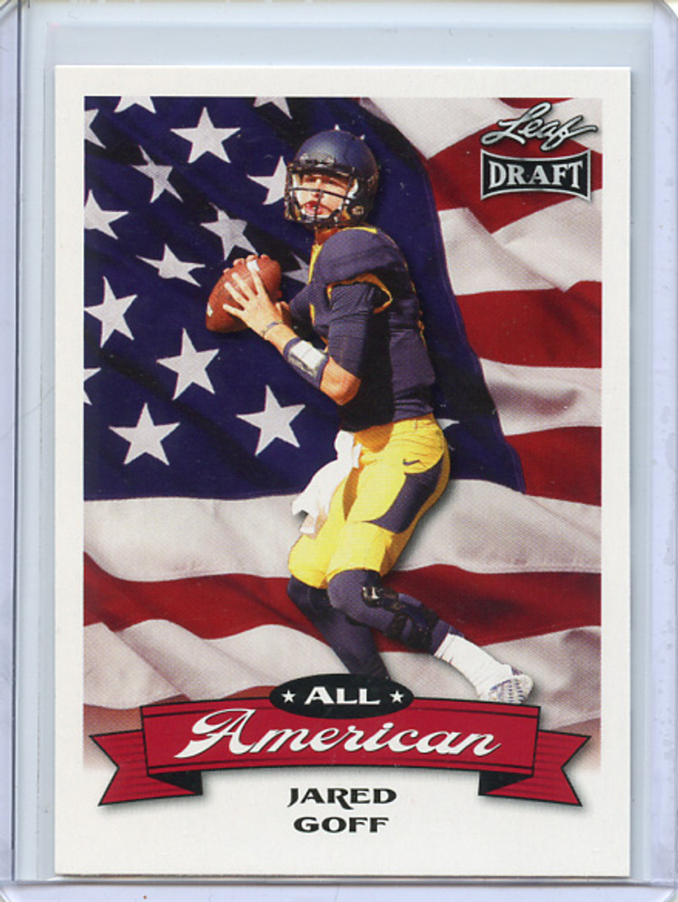 Jared Goff 2016 Leaf Draft, All American #AA07