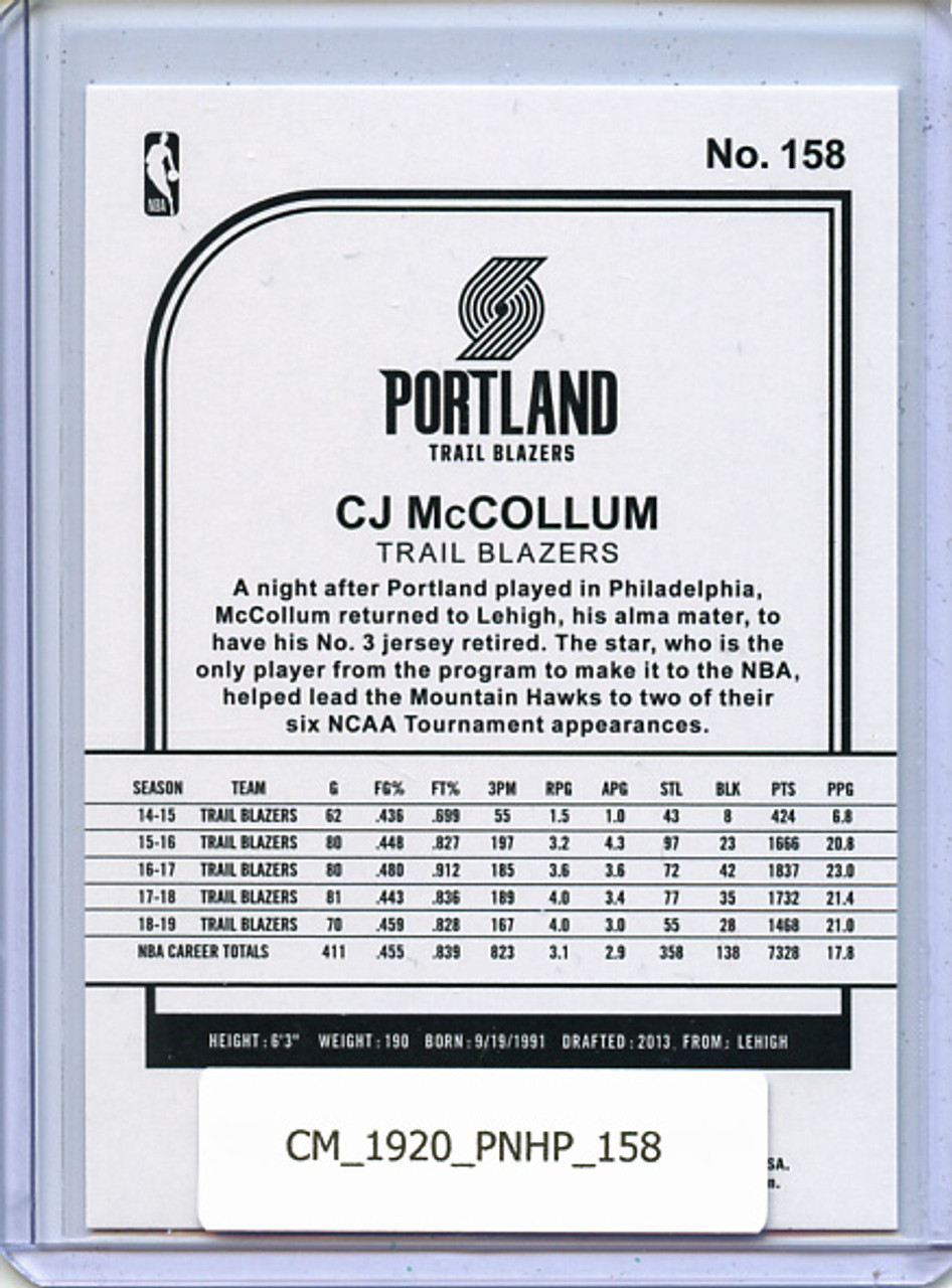 C.J. McCollum 2019-20 Hoops #158