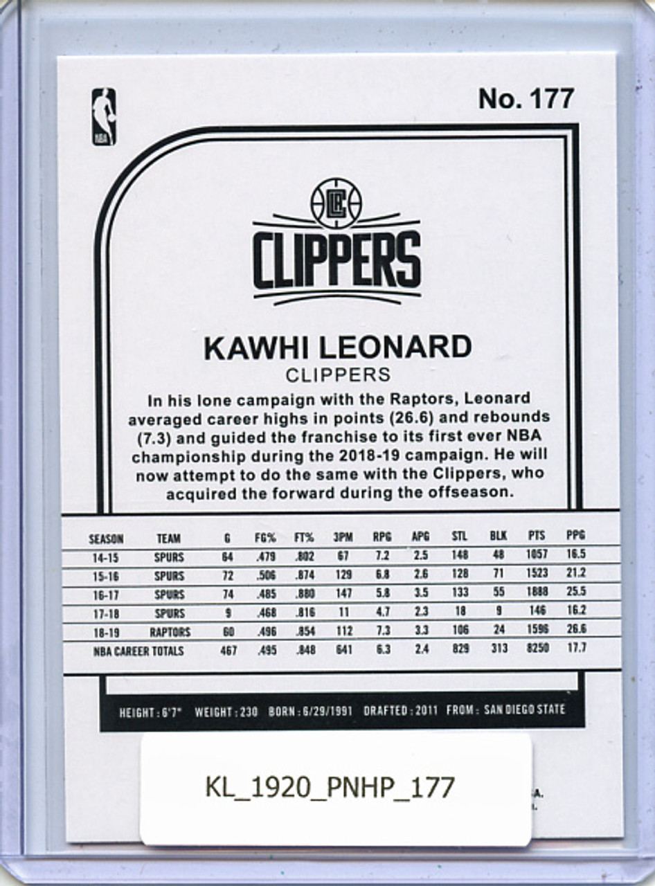 Kawhi Leonard 2019-20 Hoops #177