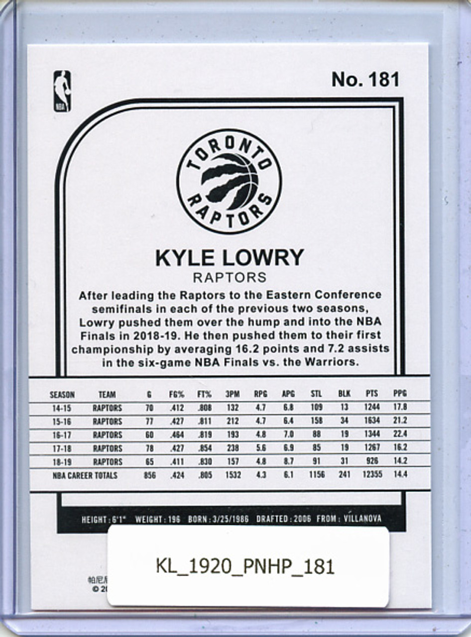 Kyle Lowry 2019-20 Hoops #181