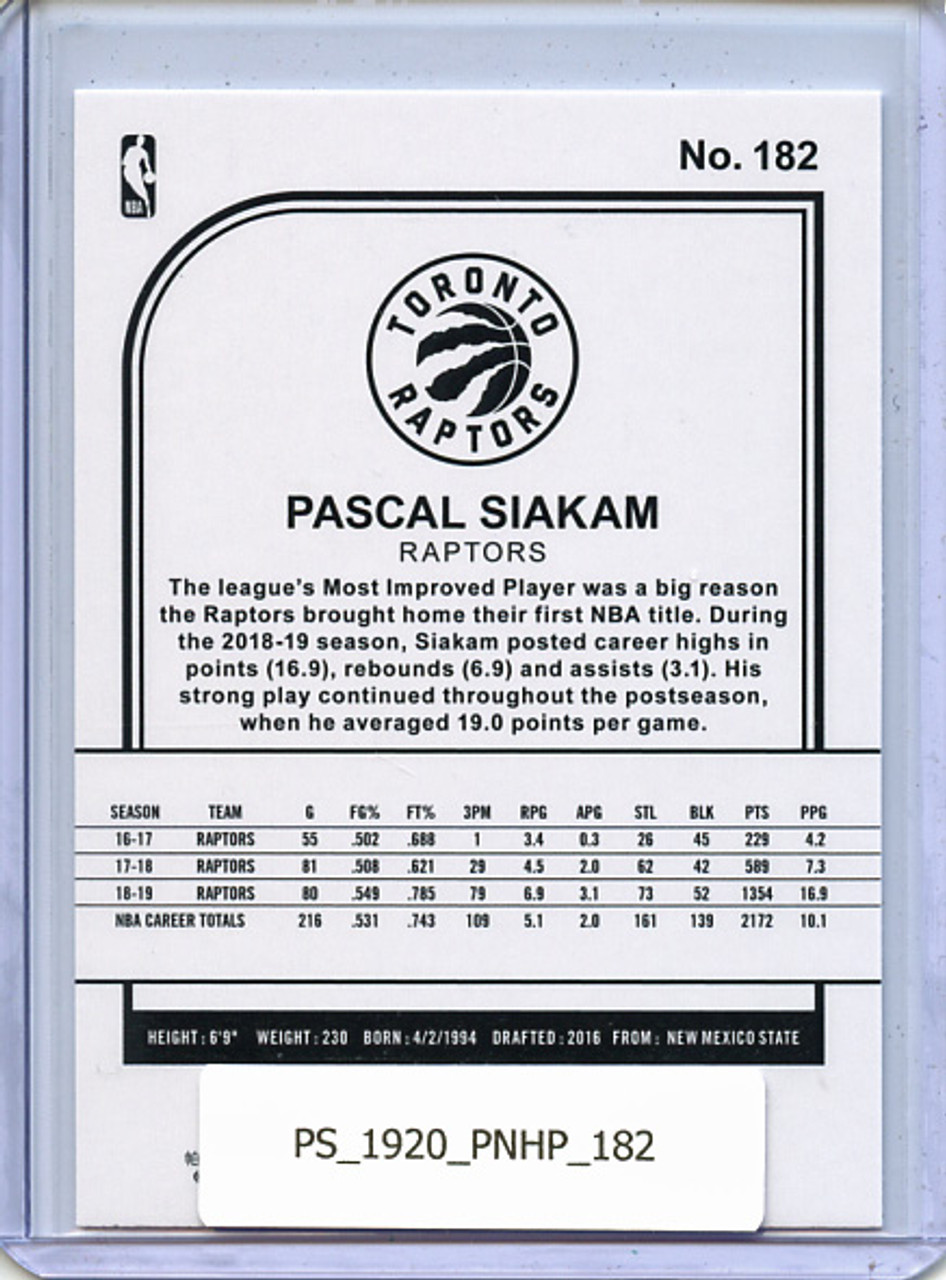 Pascal Siakam 2019-20 Hoops #182