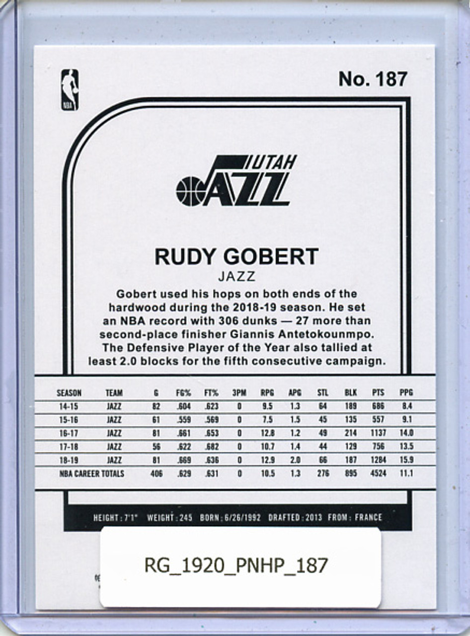 Rudy Gobert 2019-20 Hoops #187