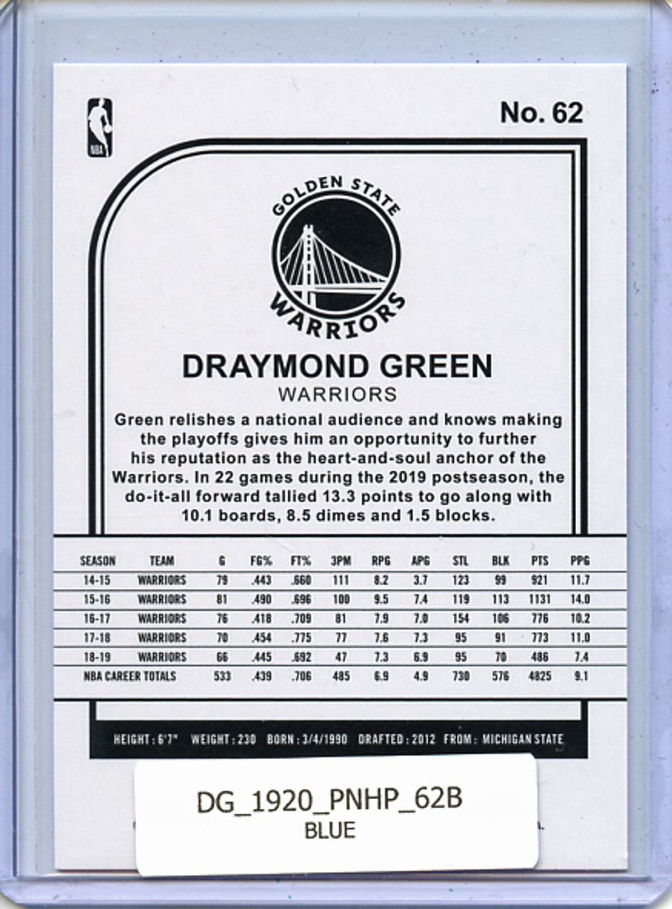 Draymond Green 2019-20 Hoops #62 Blue