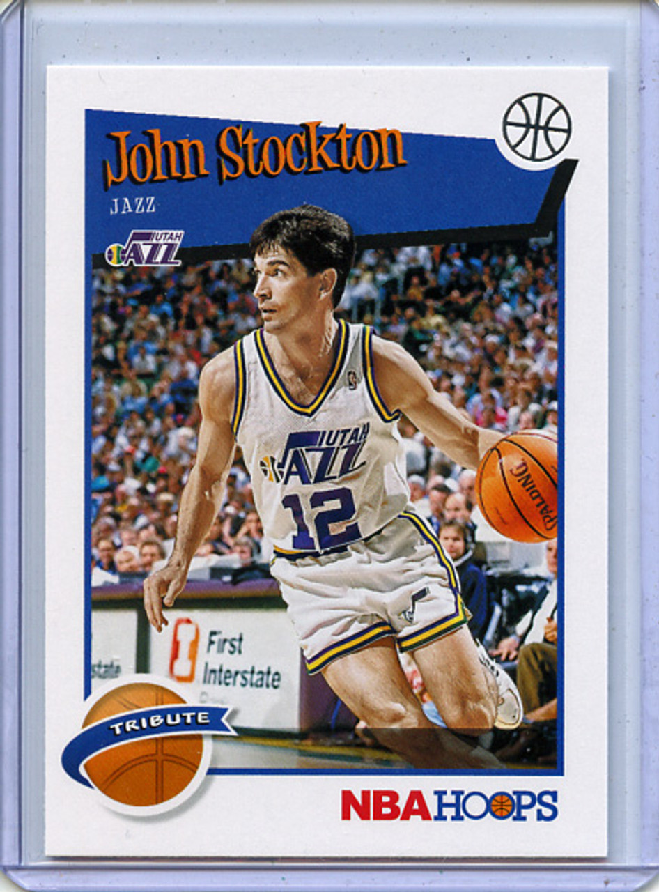 John Stockton 2019-20 Hoops #292 Hoops Tribute