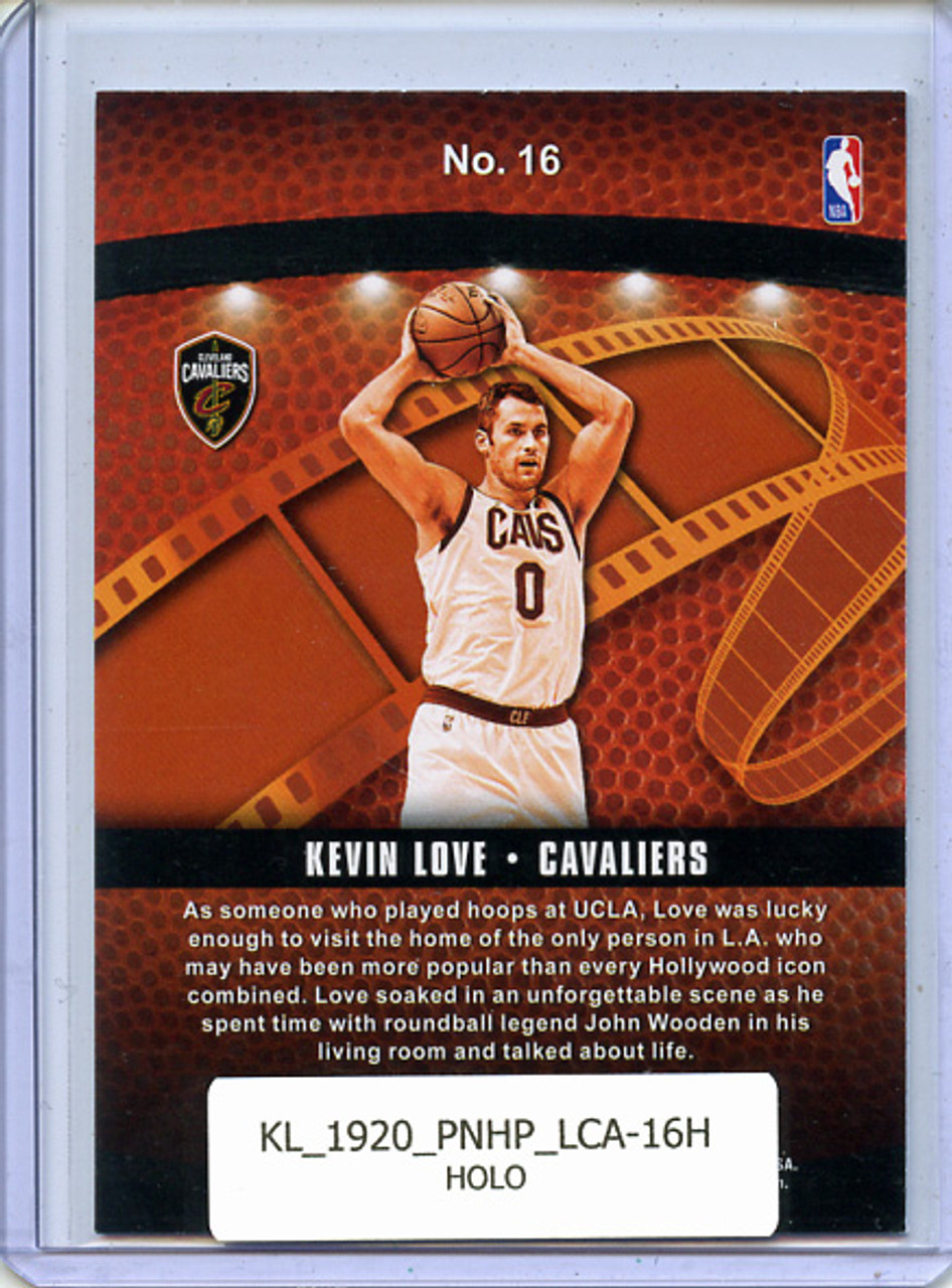 Kevin Love 2019-20 Hoops, Lights Camera Action #16 Holo