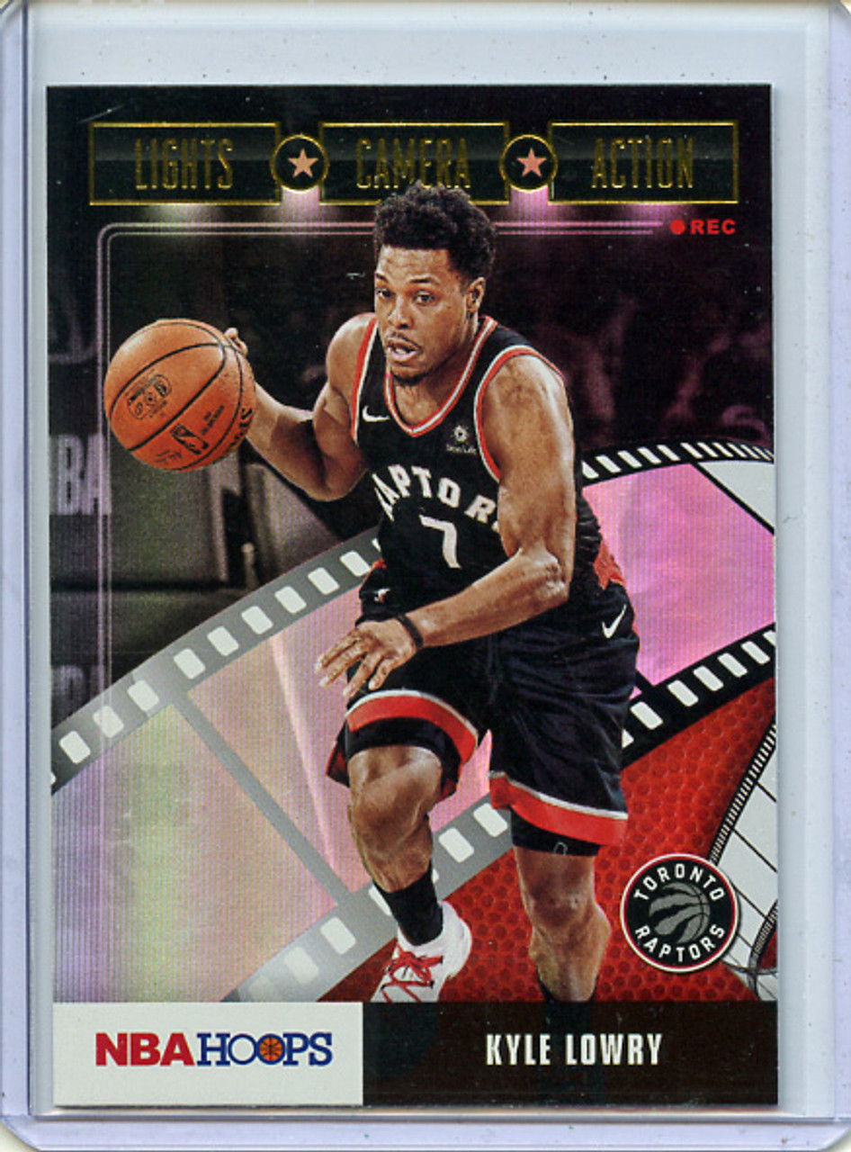 Kyle Lowry 2019-20 Hoops, Lights Camera Action #26 Holo