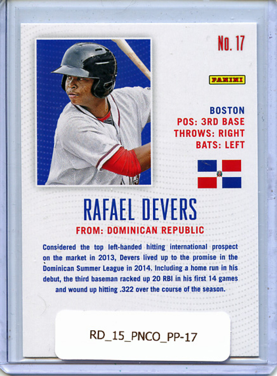 Rafael Devers 2015 Contenders, Passports #17