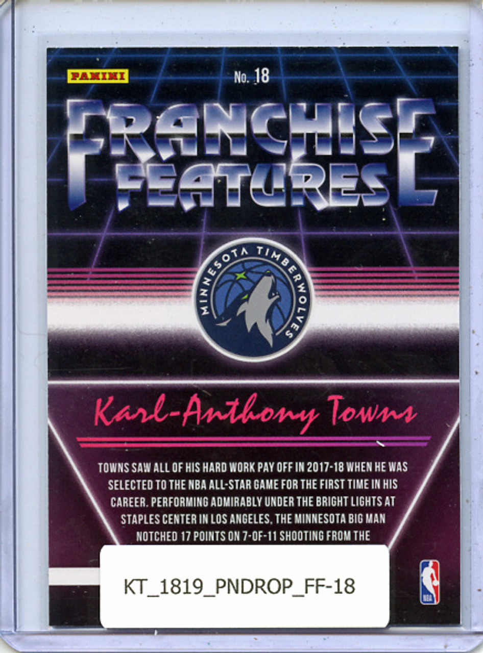 Karl-Anthony Towns 2018-19 Donruss Optic, Franchise Features #18