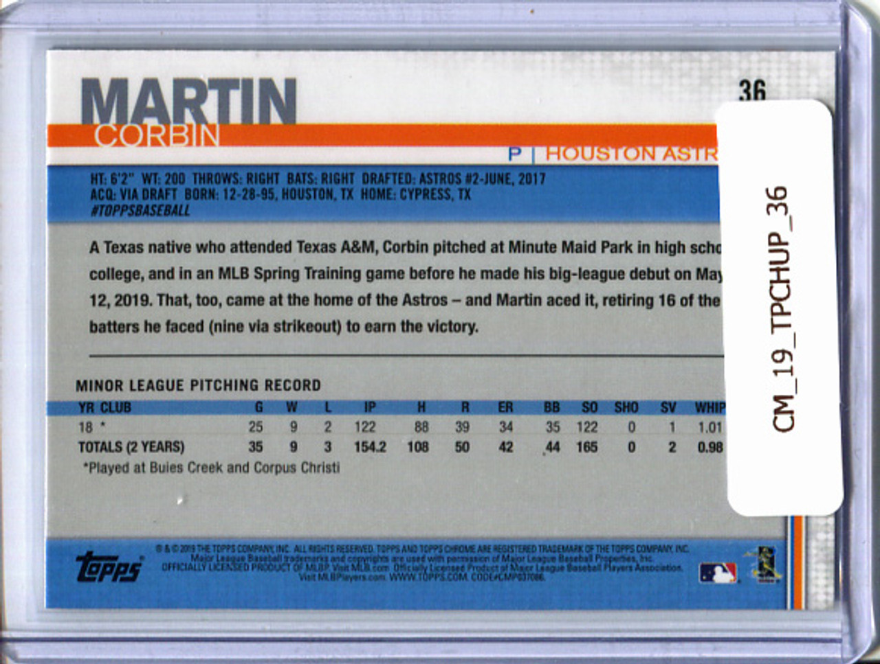 Corbin Martin 2019 Topps Chrome Update #36