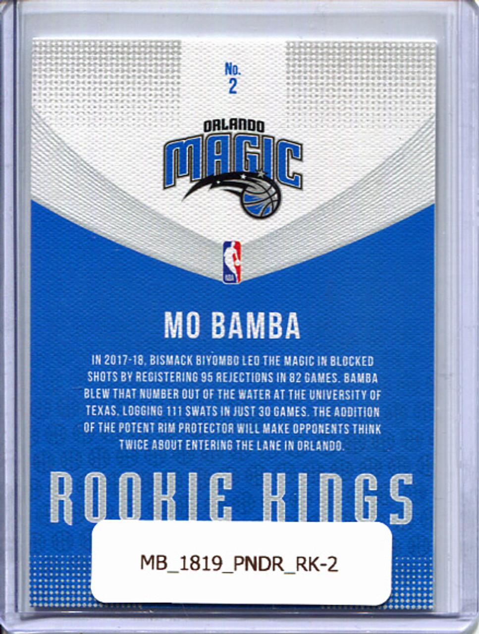 Mo Bamba 2018-19 Donruss, Rookie Kings #2