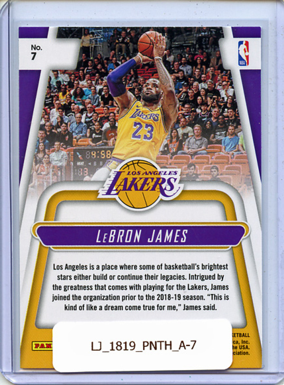 LeBron James 2018-19 Threads, Automatic #7