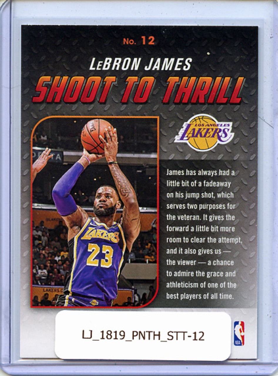LeBron James 2018-19 Threads, Shoot to Thrill #12