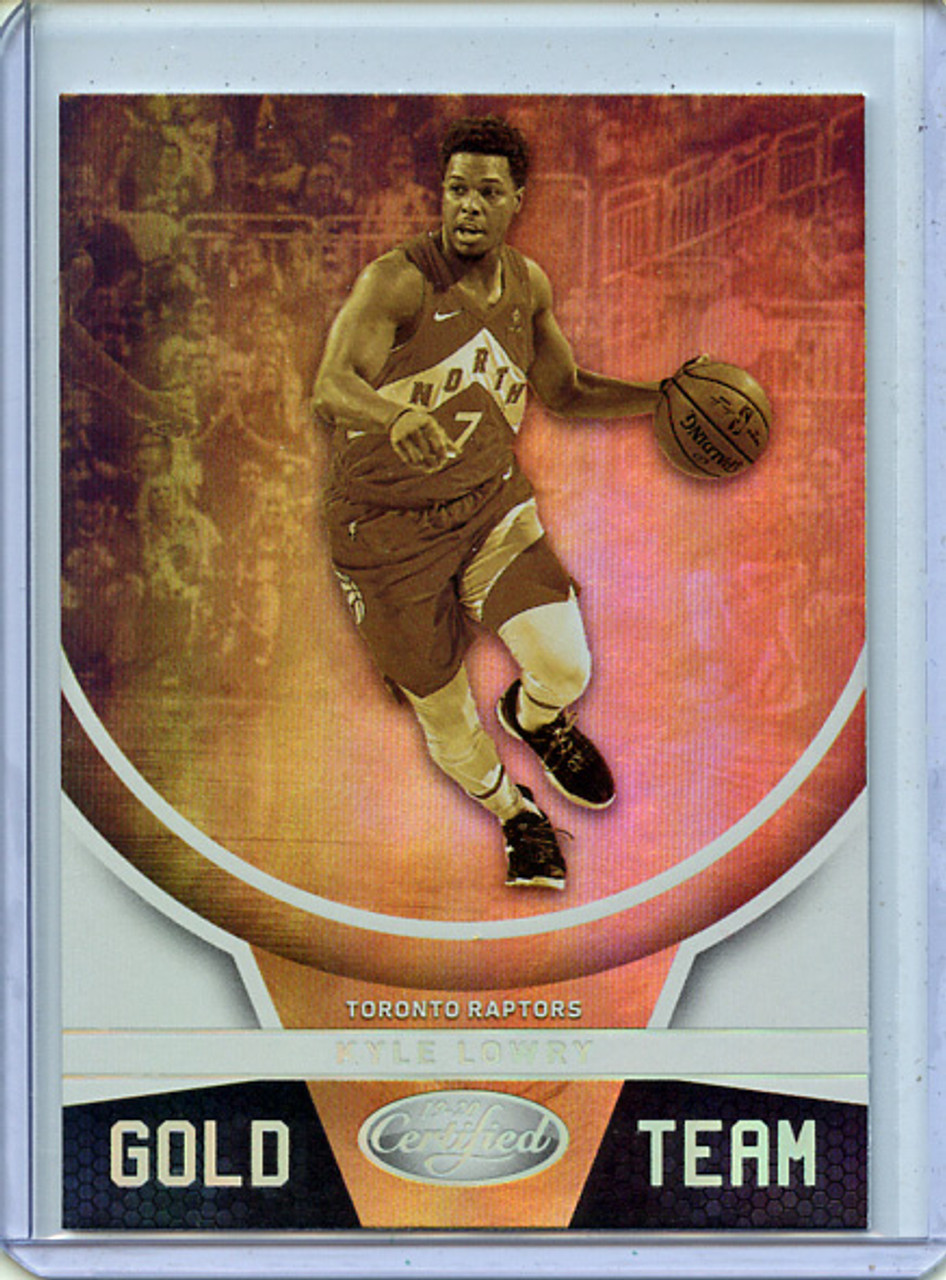 Kyle Lowry 2019-20 Certified, Gold Team #8