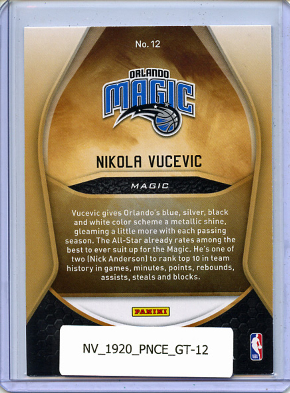 Nikola Vucevic 2019-20 Certified, Gold Team #12