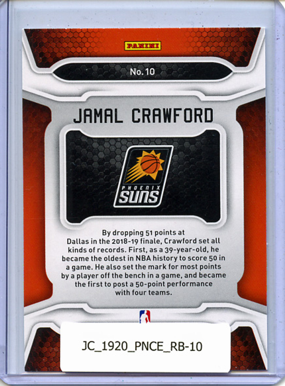 Jamal Crawford 2019-20 Certified, Record Breakers #10
