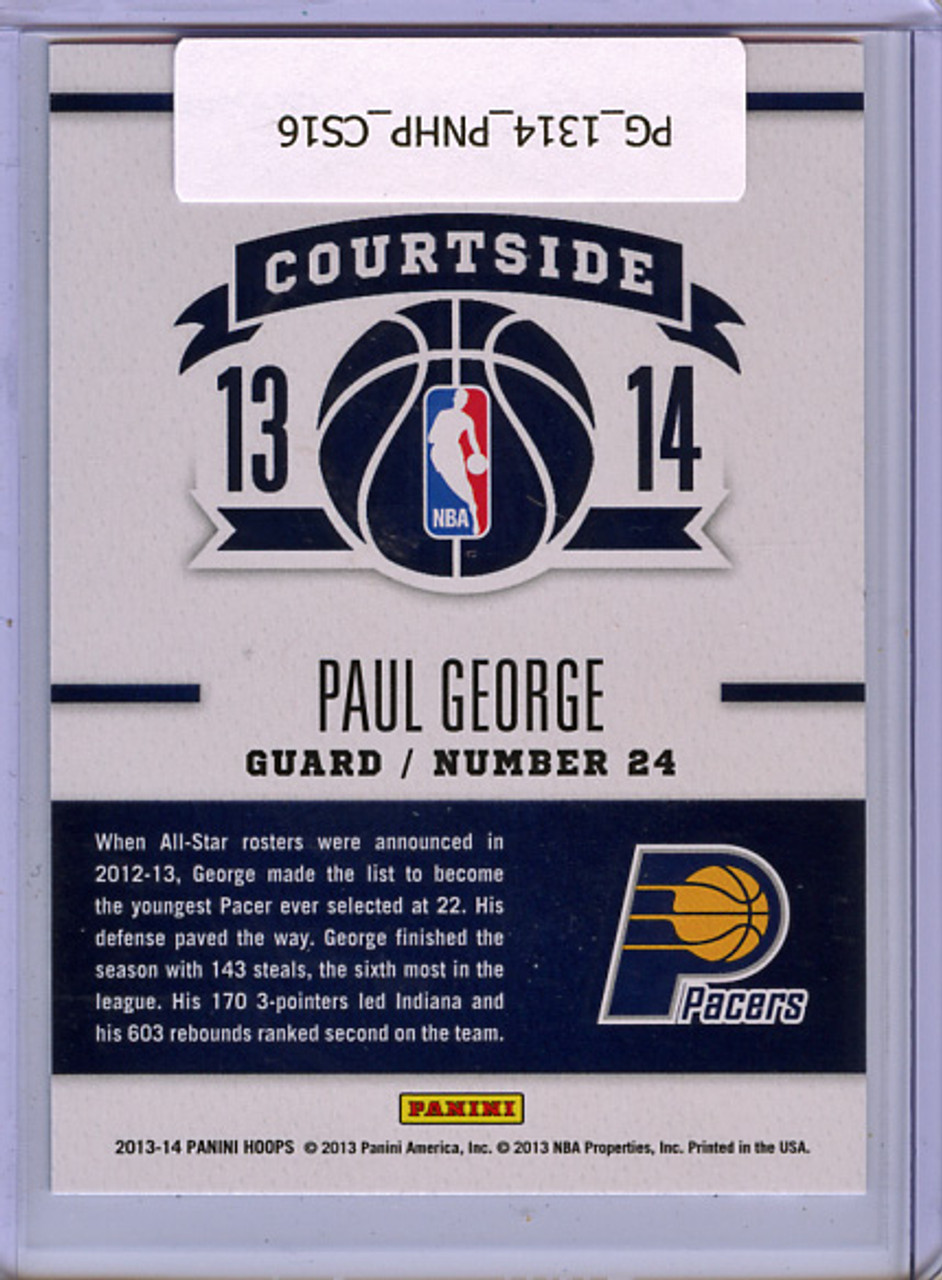 Paul George 2013-14 Hoops, Courtside #16