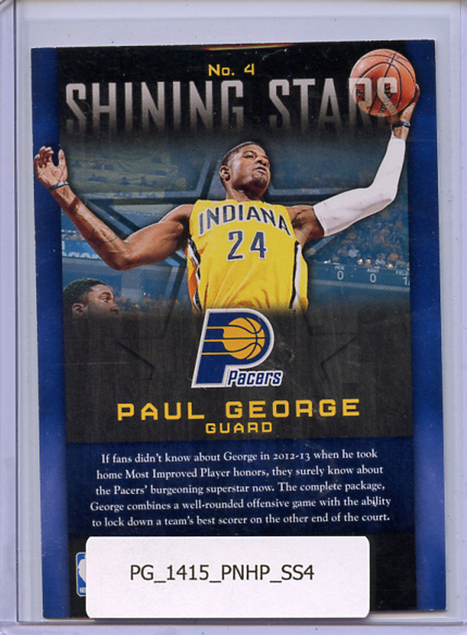 Paul George 2014-15 Hoops, Shining Stars #4