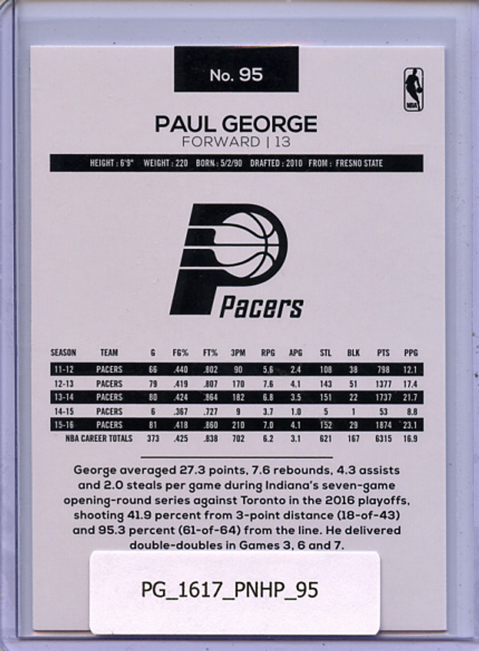 Paul George 2016-17 Hoops #95