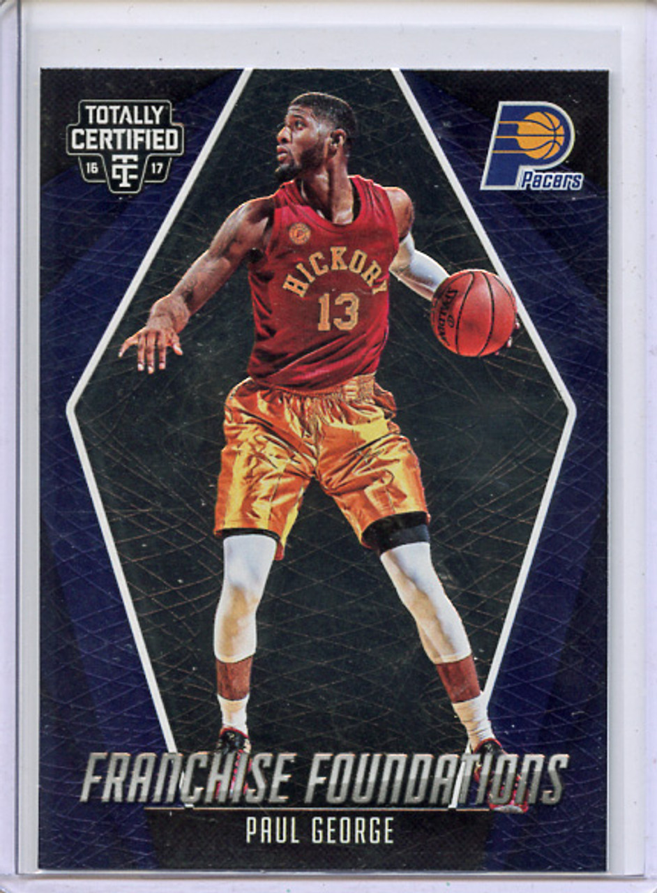 Paul George 2016-17 Totally Certified, Franchise Foundations #11