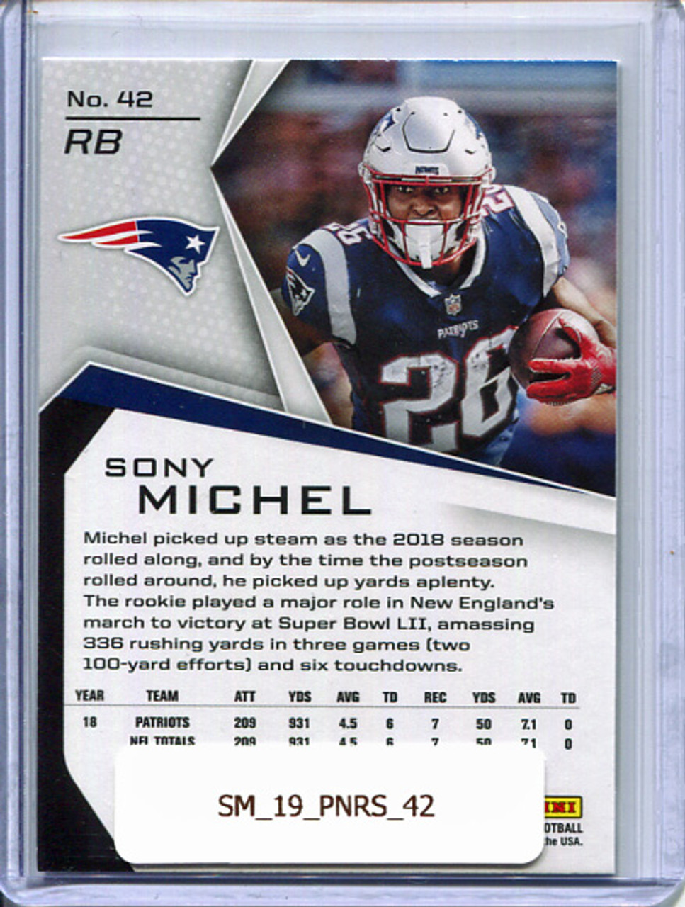 Sony Michel 2019 Rookies & Stars #42