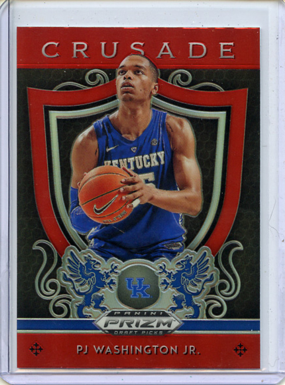 PJ Washington Jr. 2019-20 Prizm Draft Picks #95 Crusade Red