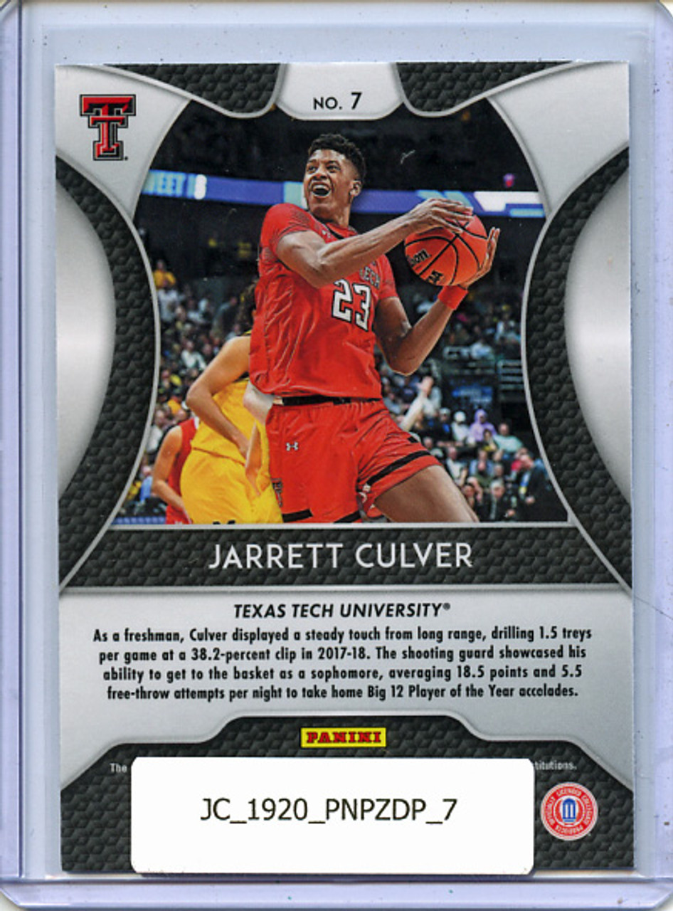 Jarrett Culver 2019-20 Prizm Draft Picks #7