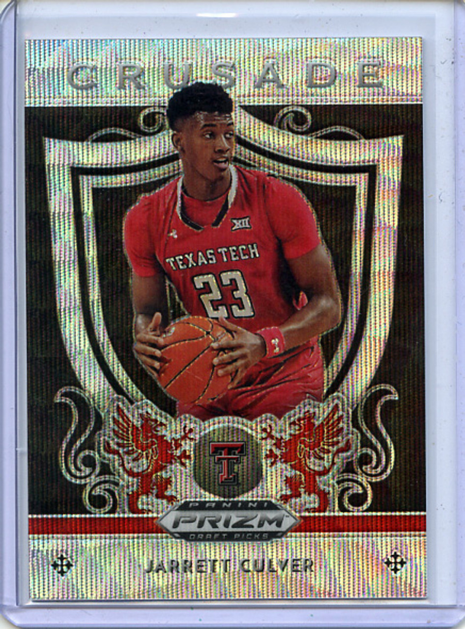 Jarrett Culver 2019-20 Prizm Draft Picks #83 Crusade Blue Wave (#281/299)