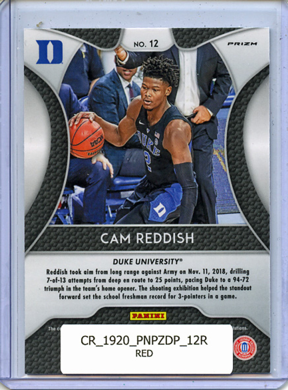 Cam Reddish 2019-20 Prizm Draft Picks #12 Red