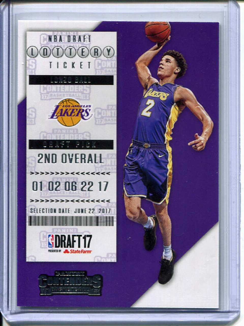 Lonzo Ball 2017-18 Contenders, Lottery Ticket #2 Retail