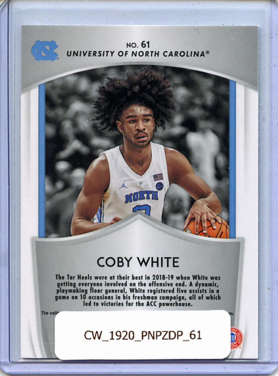 Coby White 2019-20 Prizm Draft Picks #61 Crusade