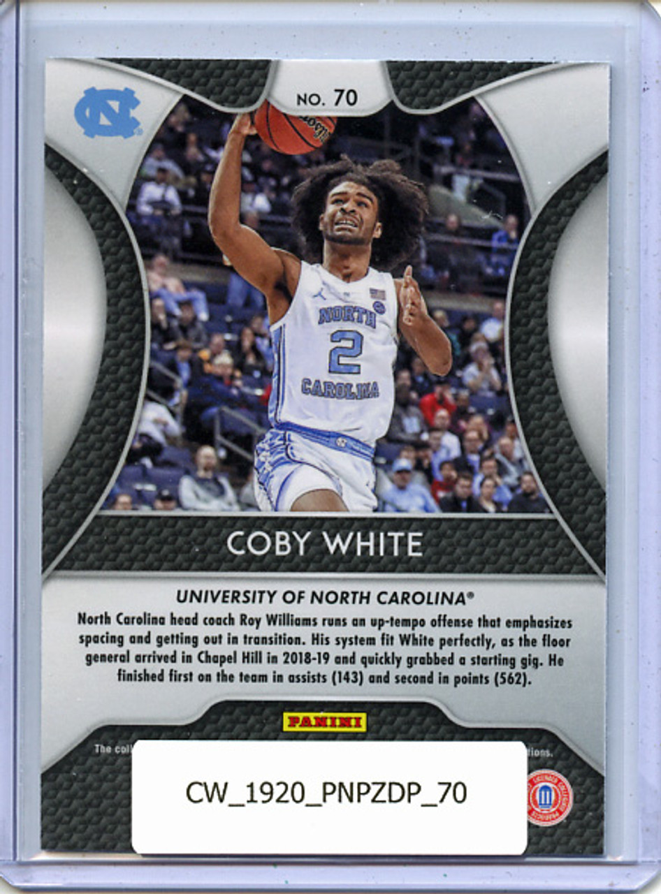 Coby White 2019-20 Prizm Draft Picks #70