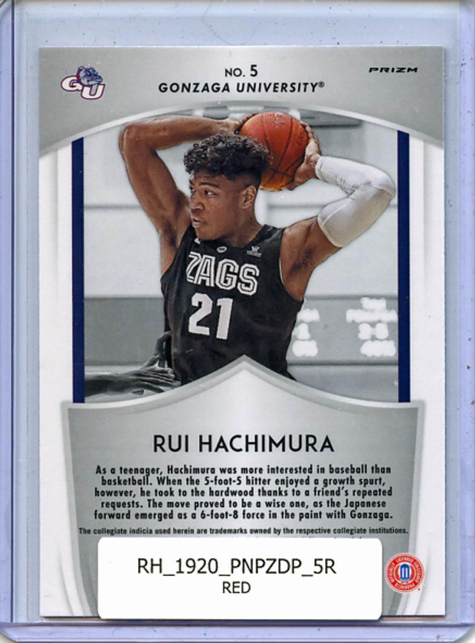Rui Hachimura 2019-20 Prizm Draft Picks #5 Crusade Red