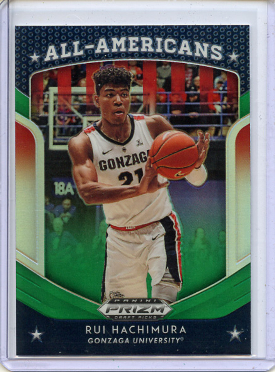 Rui Hachimura 2019-20 Prizm Draft Picks #84 All-Americans Green